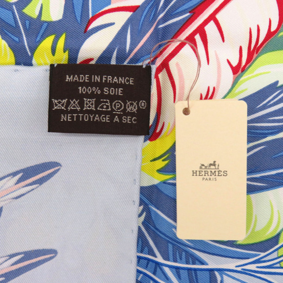 HERMES Pink Silk Scarf - Picture 5 of 5